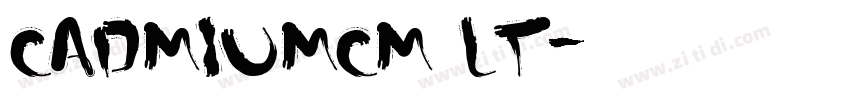 CadmiumCm Lt字体转换